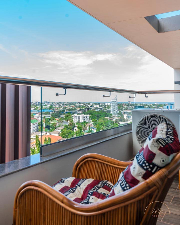 Solea 1 Bedroom Apartment - Central, Comfortable, Cozy, Balcony, Pool, Gym Accra Eksteriør billede